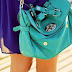 Hand Bag Blue touch