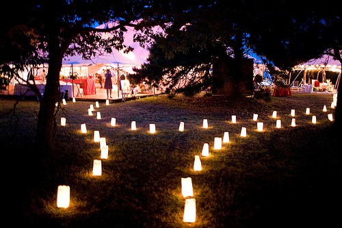 Whether it is a strand of lights candles or paper lanterns lights tend to