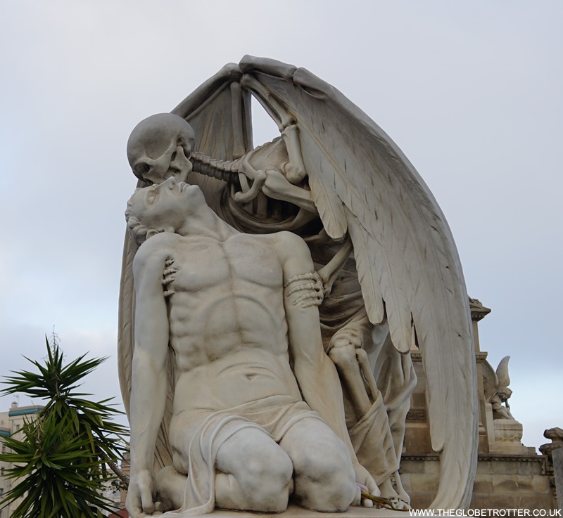 The Kiss of Death at Poblenou Cemetery