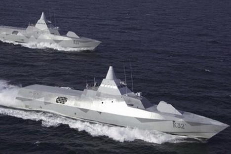 Visby-Cass Stealth Corvette, Modern Shipping