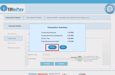 Works Tender TDC Payment Using Credit Card 04