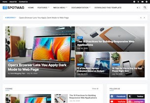 SpotMag Blogger Template