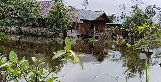 Hujan Deras Seharian di Yahukimo Membuat Perkotaan Dekai alami Banjir