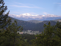 Looking west from house