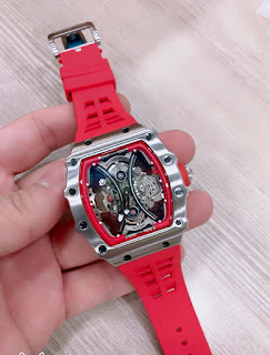 Jam Tangan Richard Mille body stainless merah