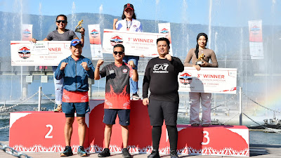 ToTK: Pelari Puteri Asal Jepang Nani Ishihara,Juara I Lomba Lari 50 K dan Sobari Herdiana,Asal Bandung Juara I Putera