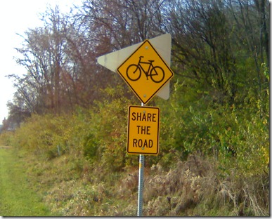 Share the road sign 1