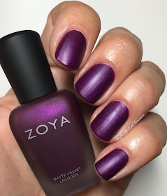 Zoya Matte Velvet Holiday; Iris