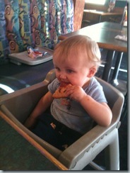 G eating Pizza 7-1-2011