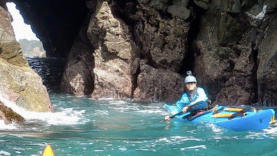 edged sea kayak turn Mendocino California