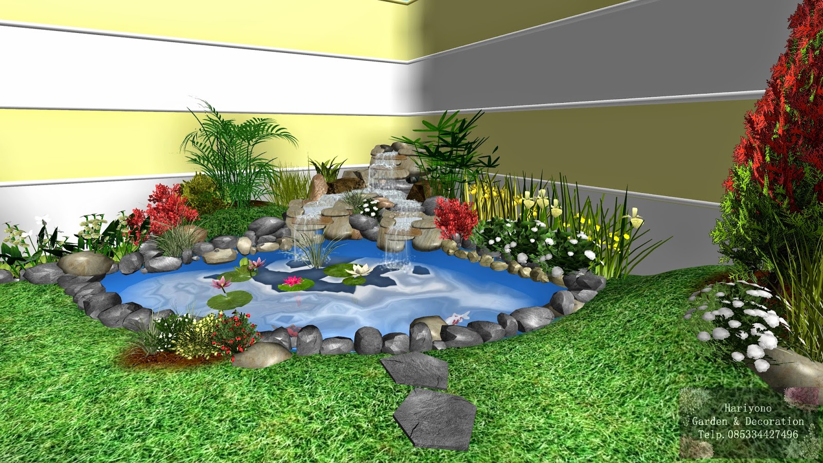 Desain Gambar Landscape 3D JASA HIAS TAMAN