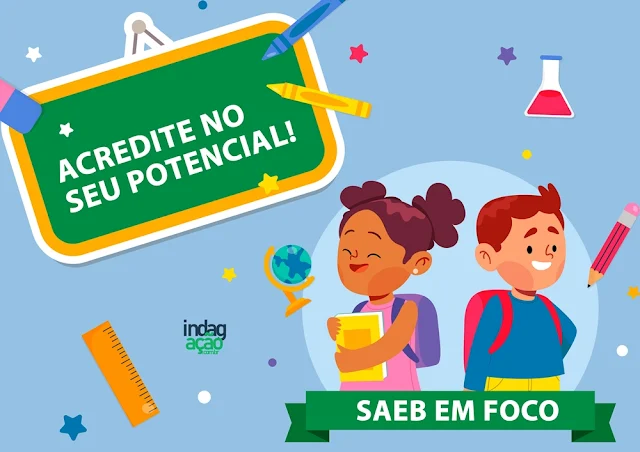 SAEB: Kit com plaquinhas e cartazes para imprimir e colocar na escola; grátis em PDF