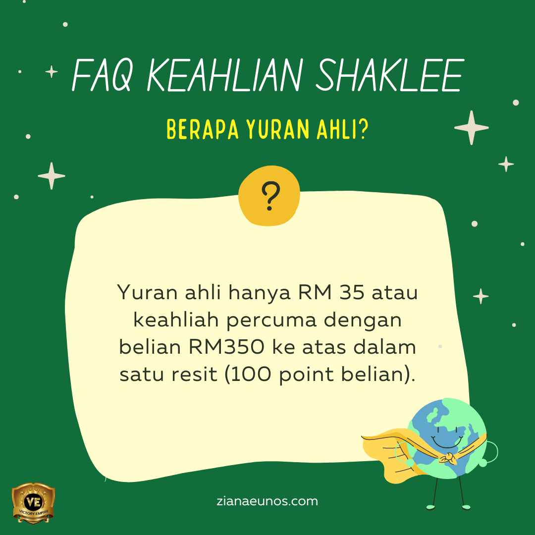 FAQ Ahli Shaklee