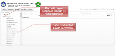 Cara Verval Validasi Data Peseta Didik PD Kemenag