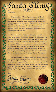 Letter From Santa Claus for Christmas