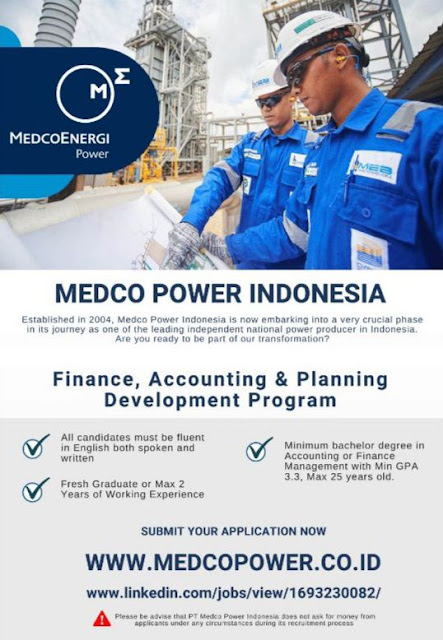 Loker Medco Power Indonesia Januari 2020