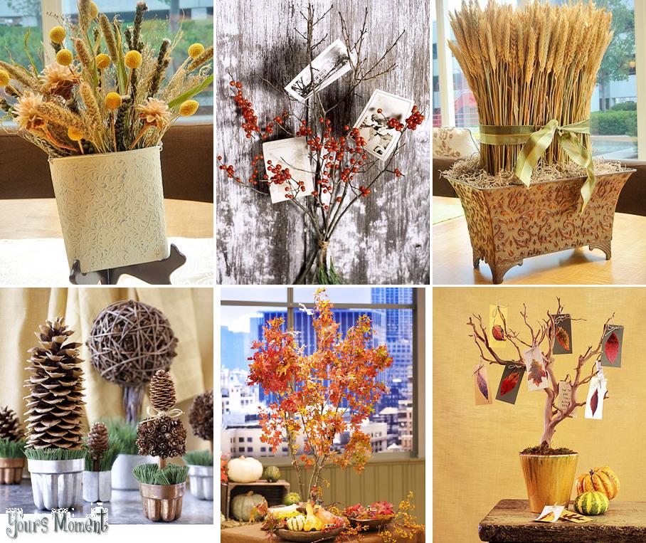 Fall Centerpieces For Wedding Reception