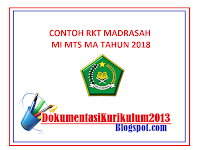 Contoh RKT Madrasah MI MTs MA 2018