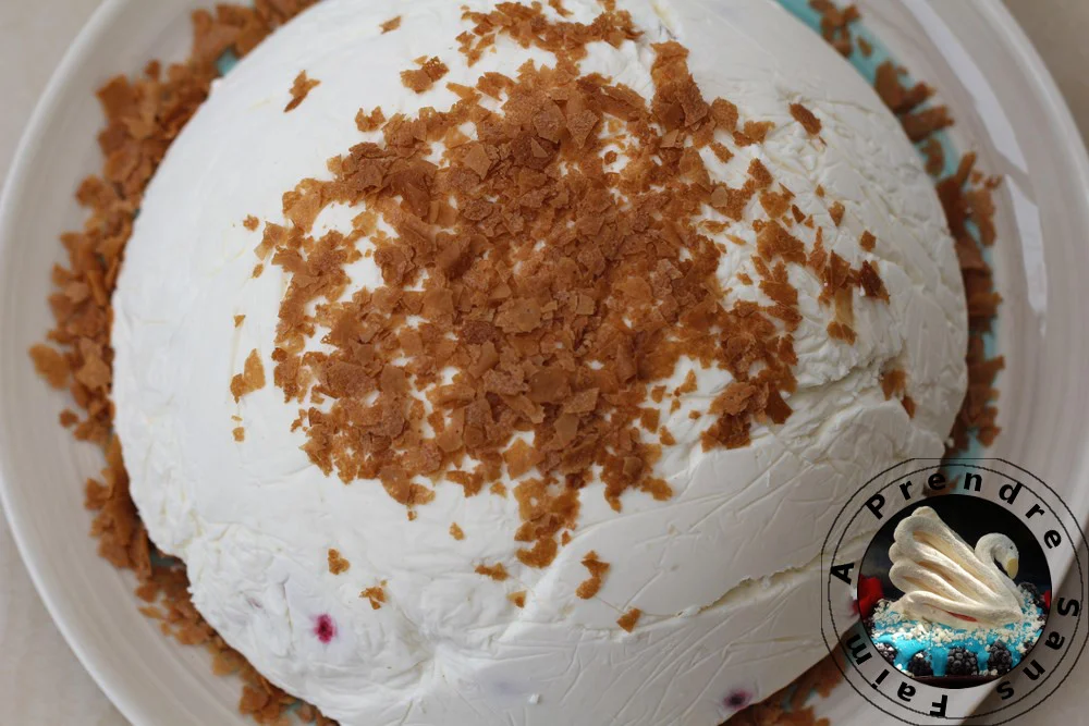 Gâteau sans cuisson aux cerises