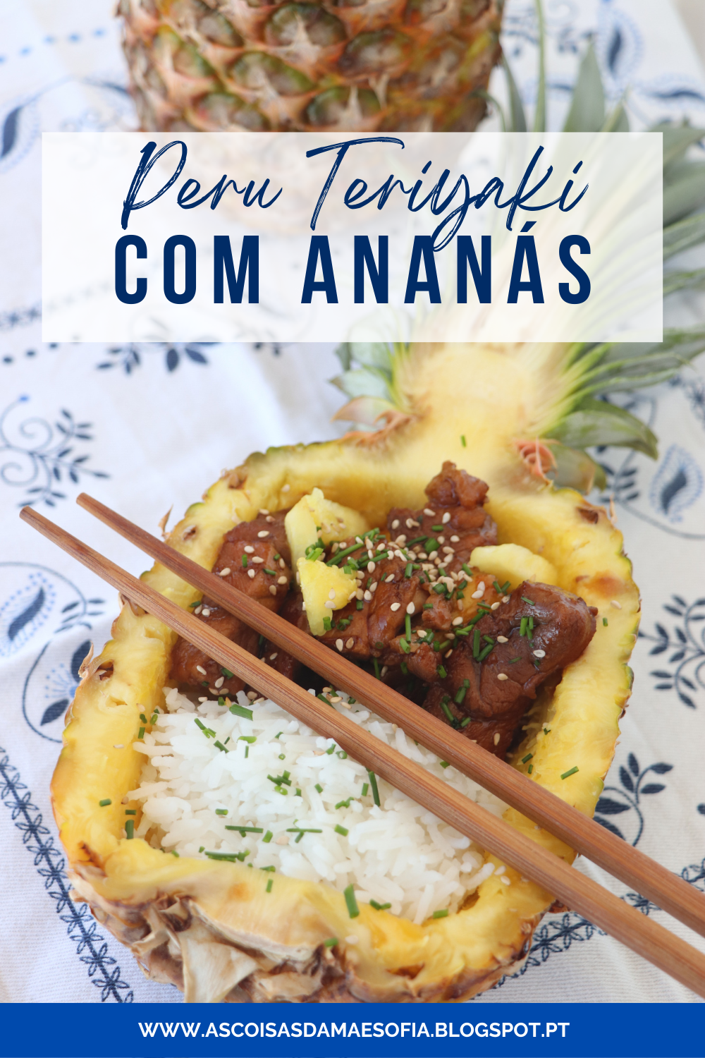 Peru teriyaki com ananás