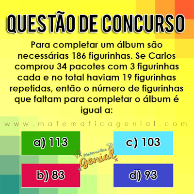 Desafio: Questão de concurso