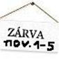 Zárva!