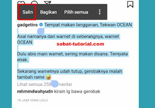 Cara Menyalin Teks di Instagram Tanpa Aplikasi