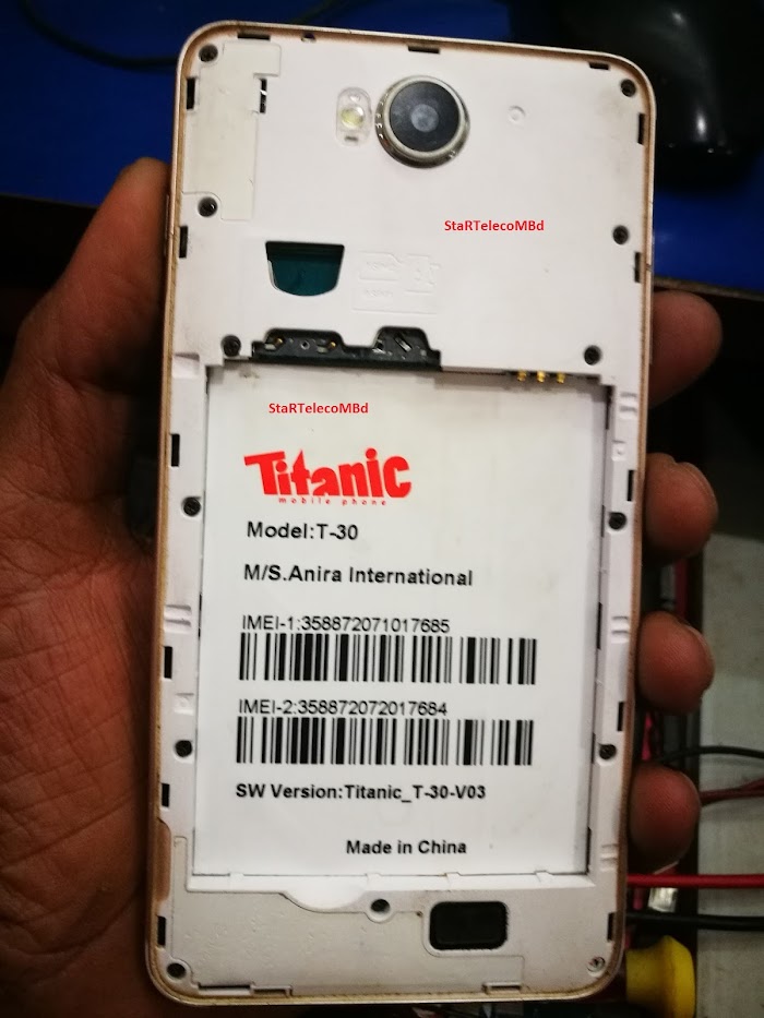 Titanic T30 Firmware Flash File Download Without Password