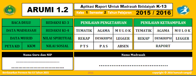  Unduh Aplikasi Terbaru Kurikulum 2013 SD/MI Tahun 2017