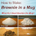 brownie in the mug
