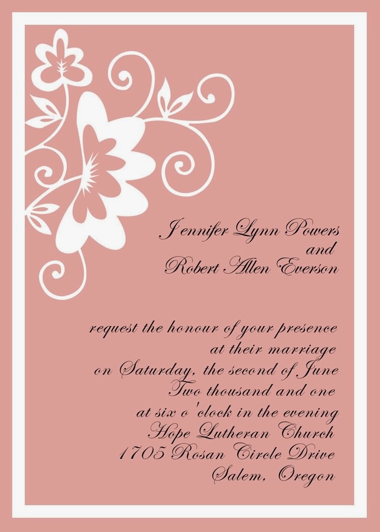 Summer Wedding Invitations: Discount Wedding Invitations