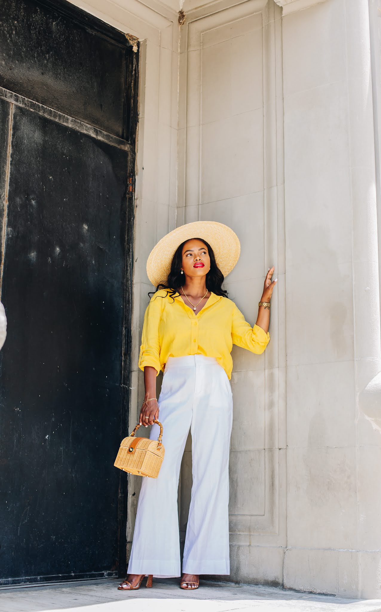 Yellow Linen Shirt