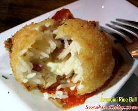 Arancini Rice Ball, rice ball, Basmathi Rice Replacing Risotto, Fuzio Bar & Restaurant, KL, Jasmine Pusa Gold 1121 Basmathi Extra Long Rice, Jasmine Basmathi Rice, Pusa Gold 1121 Basmathi Rice, Italian cuisine, basmathi rice, basmathi rice dishes, rice, 