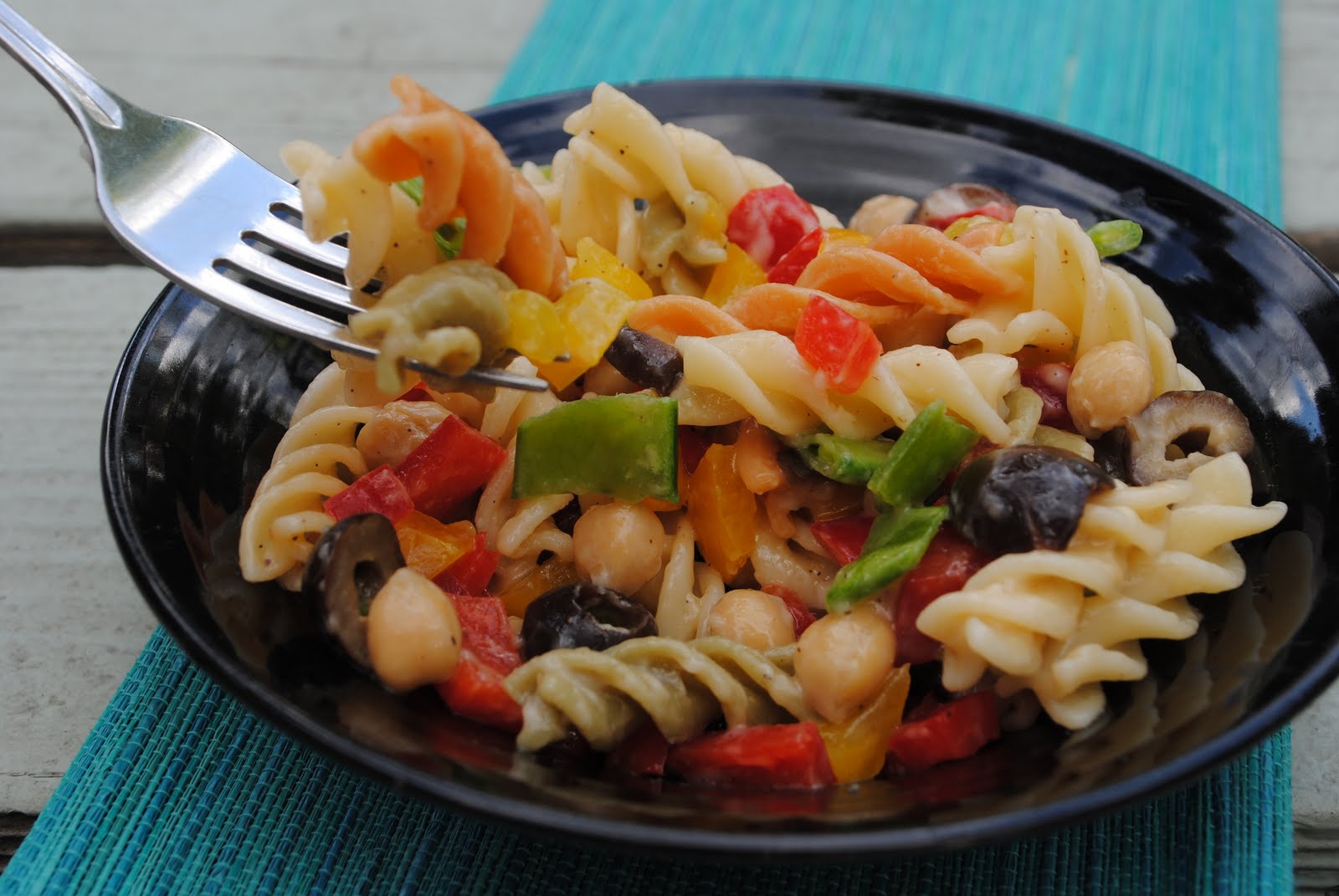 Colorful Pasta Salad - Veggie Kids