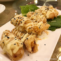 Dragon Court Deep-fried fish fillet roll with mango