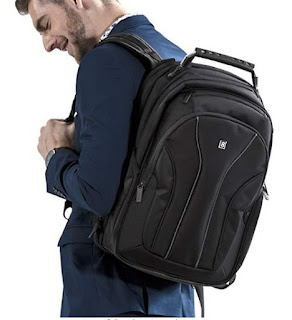 Laptop Backpack, LEVEL8 Business Backpack fits 15.6 Inch laptop/notebook Computer Backpack, Backpack for MacBook Pro/Air, Water-resistant Travel Backpack for men/women, Black