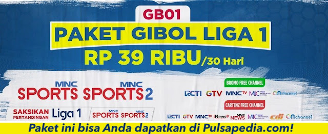 GIBOL Liga 1 K-Vision, Paket Nonton Bola Termurah!