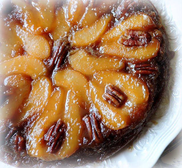 Pear & Maple Upside-down Cake