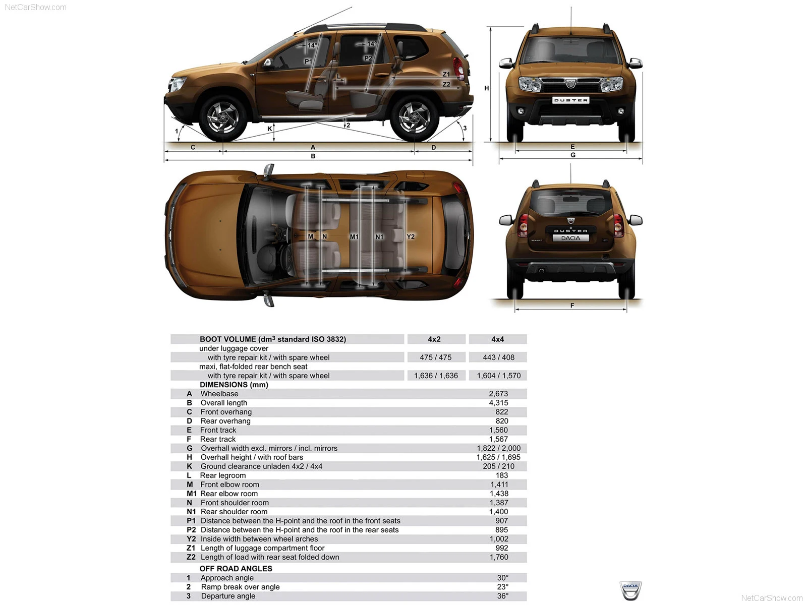 Hình ảnh xe ô tô Dacia Duster 2011 & nội ngoại thất