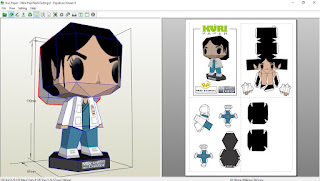 Kuri Paper - Pop Mini Funko Nazli Gulengul Doctor Milagro Papercraft