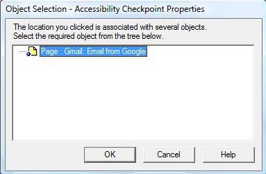 Accessibility Checkpoint Properties