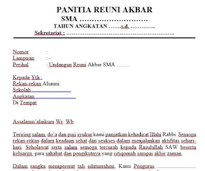 Contoh Surat Undangan Reuni, https://gurujumi.blogspot.com/