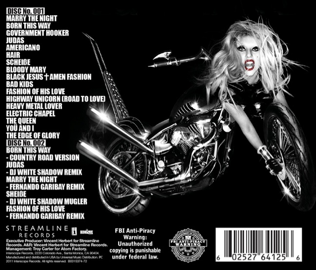 lady gaga born this way booklet. girlfriend Lady GaGa Born This