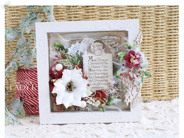 Altered Christmas Frame & Video Tutorial