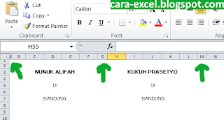 Membuat Label Undangan dengan Excel