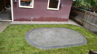 Crescent Heights Calgary backyard remodeling patio sod drainage