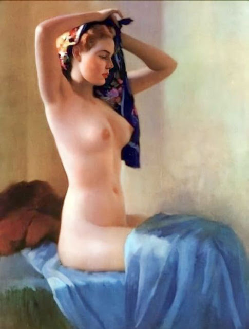 vẽ tranh thiếu nữ khỏa thân