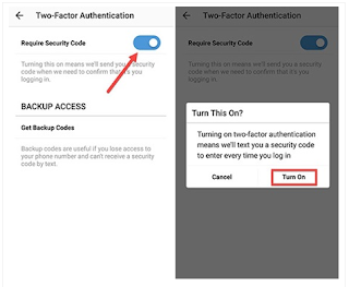 Cara Mengaktifkan Two-Factor Authentication / Otentikasi Dua Faktor untuk Instagram di Android