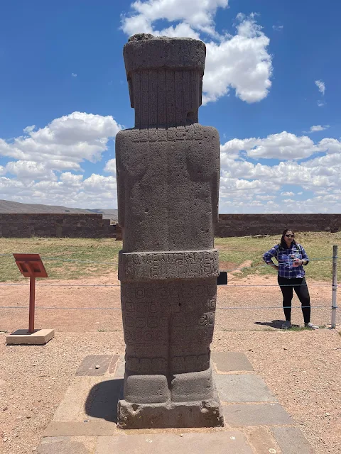 Estela Ponce (Ponce Monolith), Tiwanaku, Bolivia (C) Supratim Sanyal / The Vagabond Couple