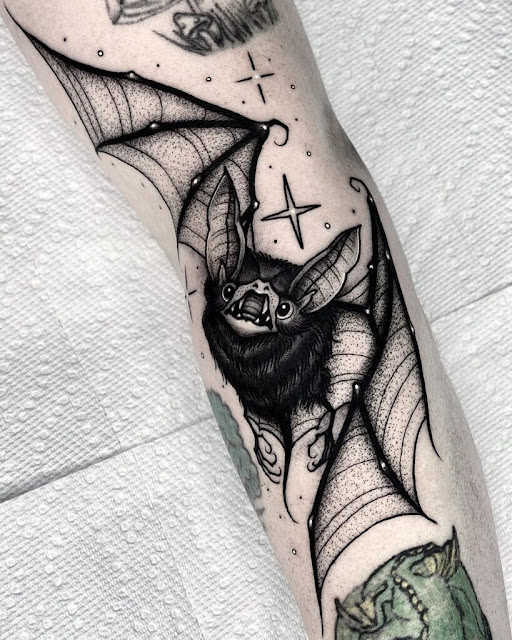 Tatuagens de morcego - 30 fotos e modelos femininos